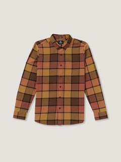 CAMISA M/L VOLCOM HOMBRE CADEN PLAID LS