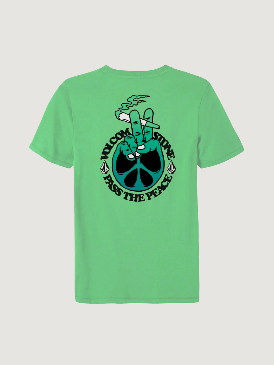 T-shirt Volcom Pass The Peace taille XS logo manches courtes T-shirt Volcom Pass The Peace taille XS logo manches courtes
