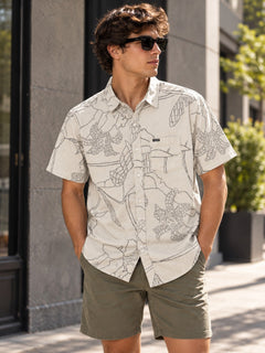 CAMISA M/C VOLCOM HOMBRE CAD FLORAL
