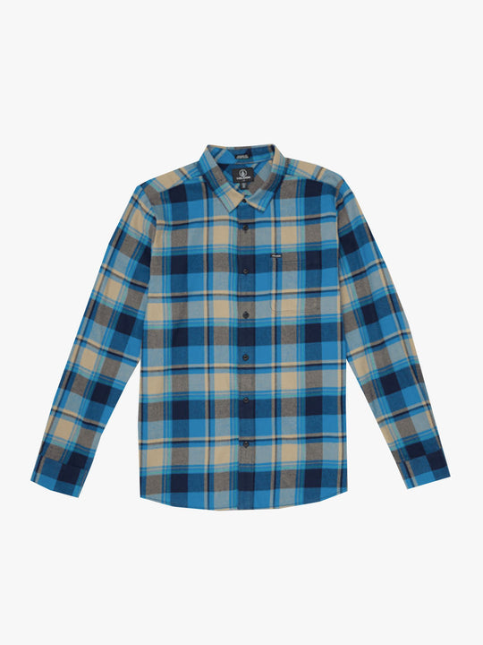 CAMISA M/L VOLCOM HOMBRE CADEN PLAID LS