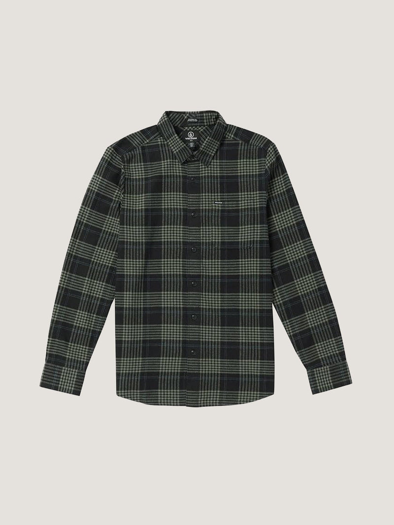 CAMISA M/L VOLCOM HOMBRE CADEN PLAID LS