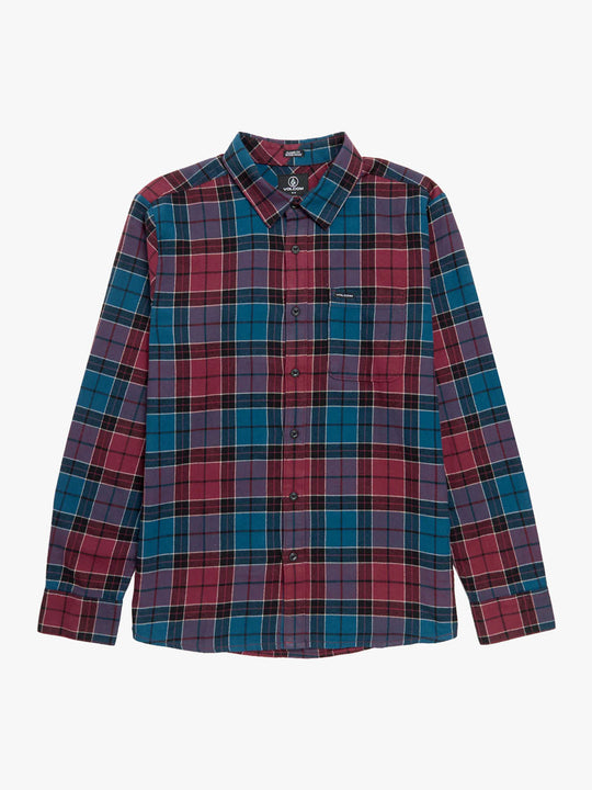 CAMISA M/L VOLCOM HOMBRE CADEN PLAID LS