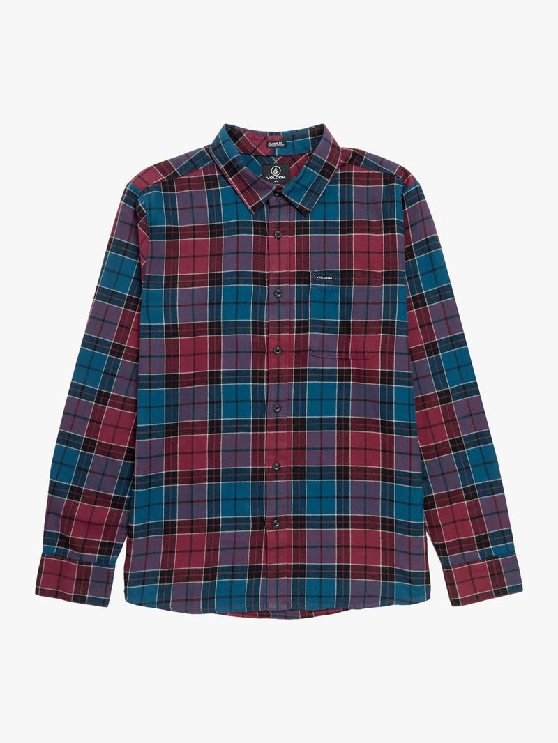 CAMISA M/L VOLCOM HOMBRE CADEN PLAID LS