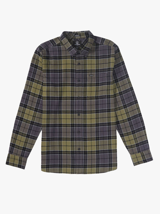 CAMISA M/L VOLCOM HOMBRE CADEN PLAID LS