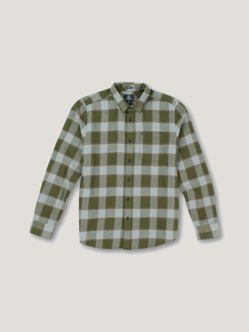 CAMISA VOLCOM HOMBRE CADEN PLAID LS