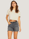 SHORT VOLCOM GIRLS MUJER STN STEP HIRISE SHRT