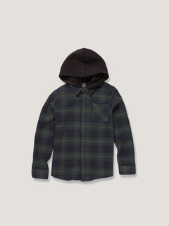 CAMISA VOLCOM NIÑO TONE STONE LS HOODED