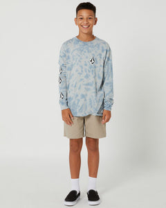 POLO VOLCOM NIÑO ICONIC STONE DYE LST