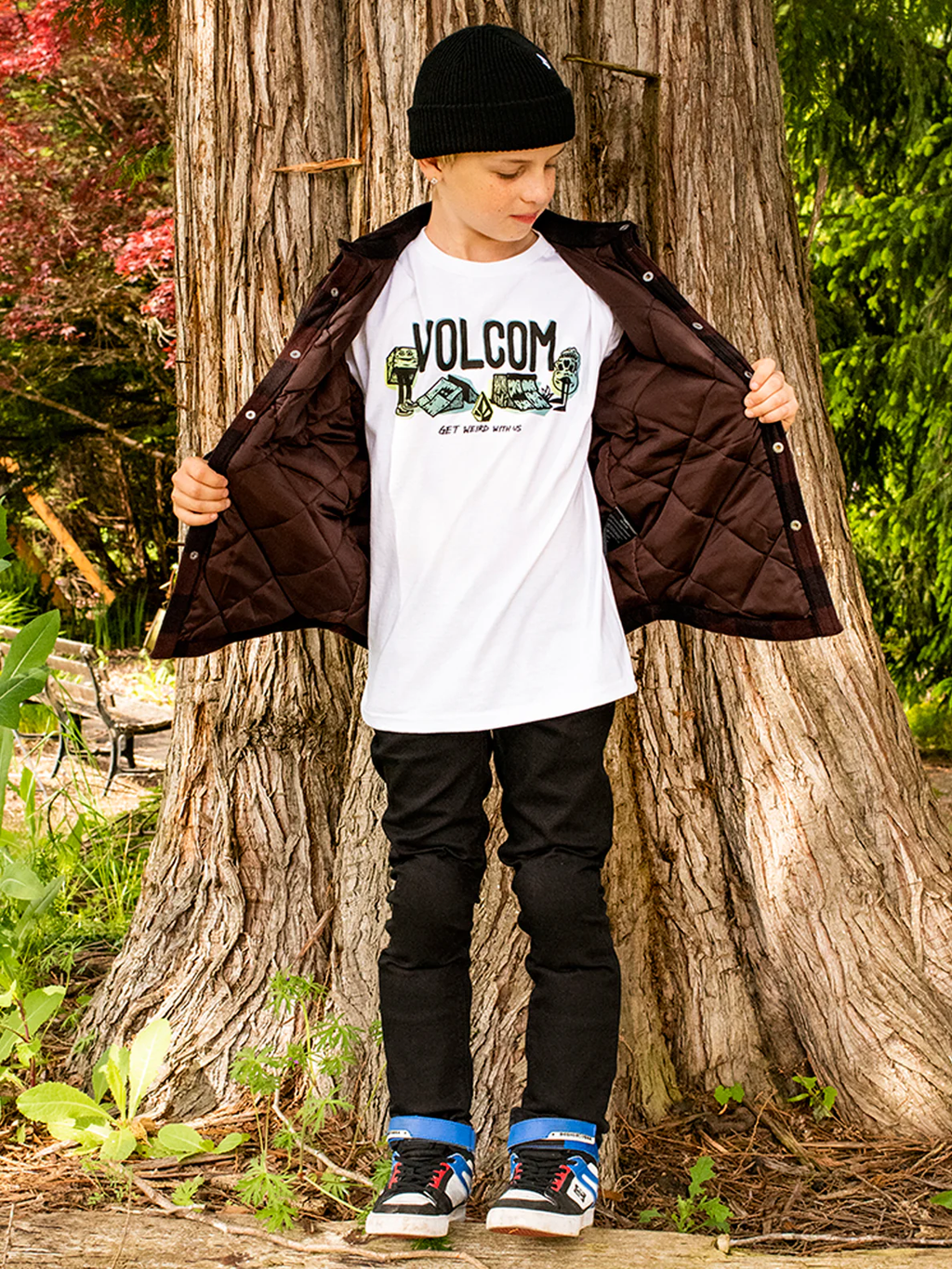 CASACA VOLCOM NIÑO BOWERED FLEECE LS 