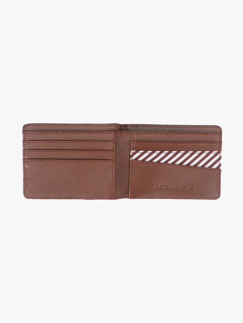 BILLETERA VOLCOM HOMBRE PAY-A-PAL LEATHER BIFOLD