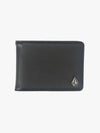 BILLETERA VOLCOM HOMBRE SINGLE STONE LEATHER WALLET