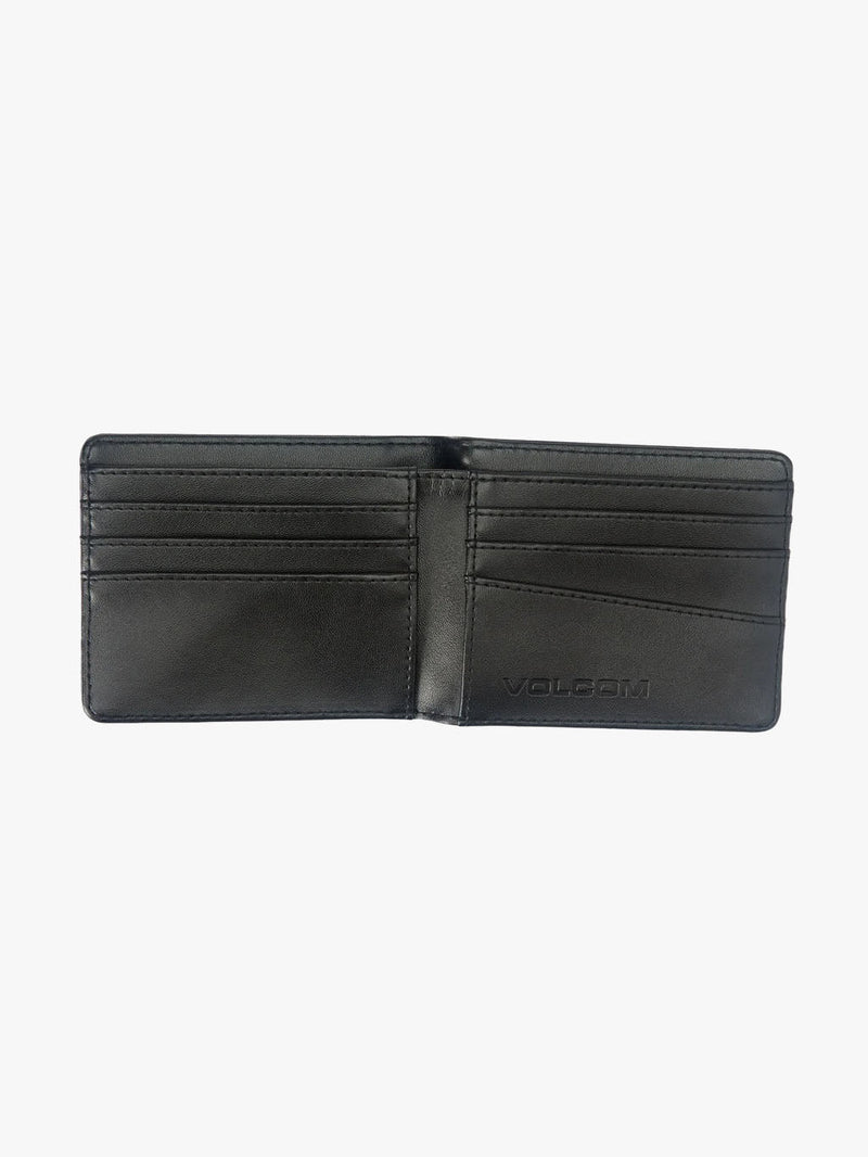 BILLETERA VOLCOM HOMBRE SINGLE STONE LEATHER WALLET