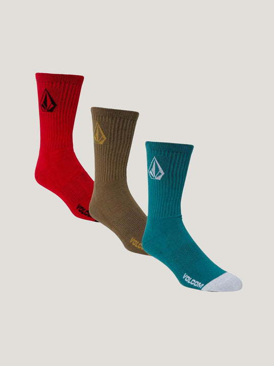 MEDIA VOLCOM FULL STONE SOCK 3PK