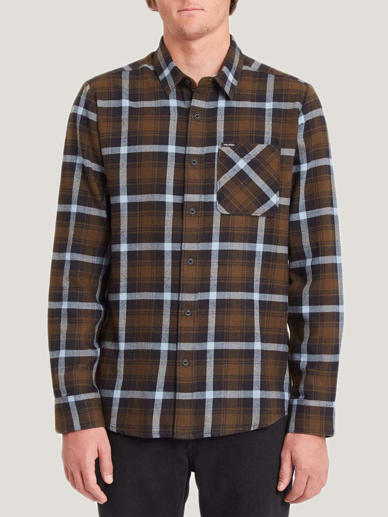 CAMISA M/L VOLCOM CADEN PLAID LS