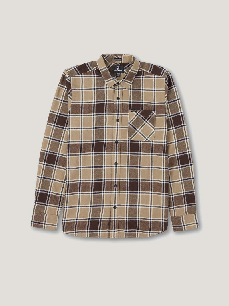 CAMISA VOLCOM HOMBRE CADEN PLAID LS