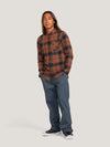 CAMISA VOLCOM HOMBRE CADEN PLAID LS