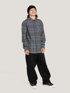 CAMISA VOLCOM HOMBRE CADEN PLAID LS