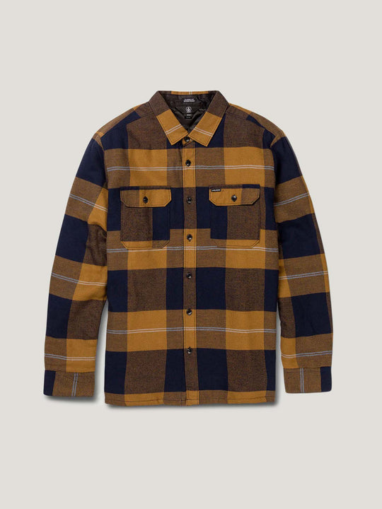 CAMISA M/L VOLCOM TRADEMAN PLAID LS