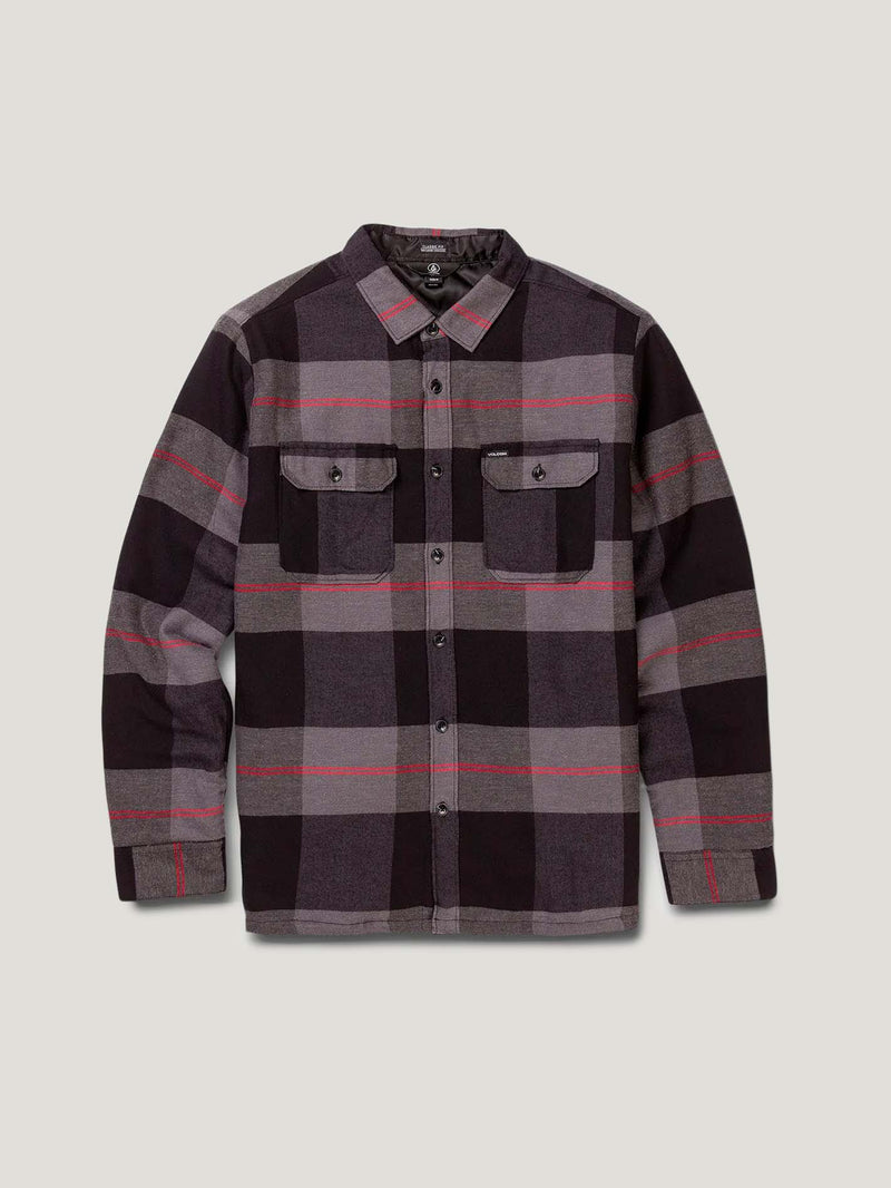 CAMISA M/L VOLCOM TRADEMAN PLAID LS