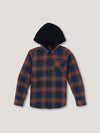 CAMISA VOLCOM NIÑO NETASTONE LS HOODED