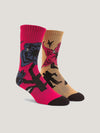 MEDIA VOLCOM HOMBRE FA BOB MOLLEMA SOCK 4PC